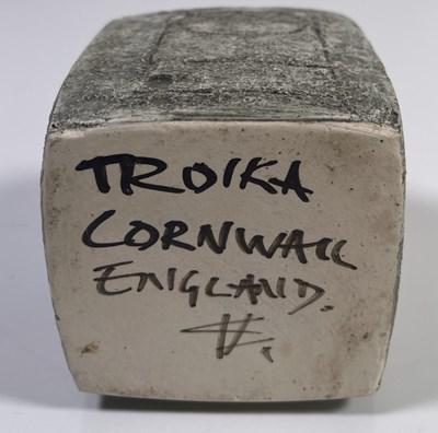 Lot 40 - TROIKA - MARMALADE POT DECORATED BY AVRIL BENNETT.