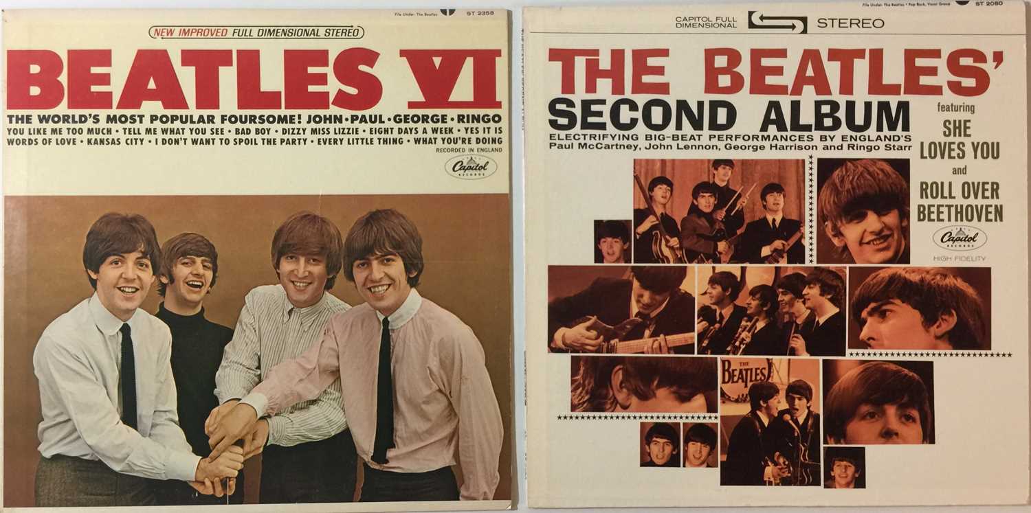 Lot 16 - THE BEATLES - SECOND ALBUM & VI LPs (ORIGINAL US STEREO PRESSINGS - SUPERB COPIES)