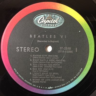 Lot 16 - THE BEATLES - SECOND ALBUM & VI LPs (ORIGINAL US STEREO PRESSINGS - SUPERB COPIES)