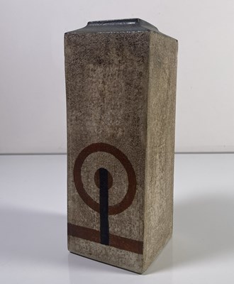 Lot 48 - IN THE MANNER OF TROIKA - LARGE RECTANGLE VASE.