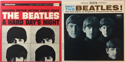 Lot 17 - THE BEATLES - A HARD DAY'S NIGHT & MEET THE
