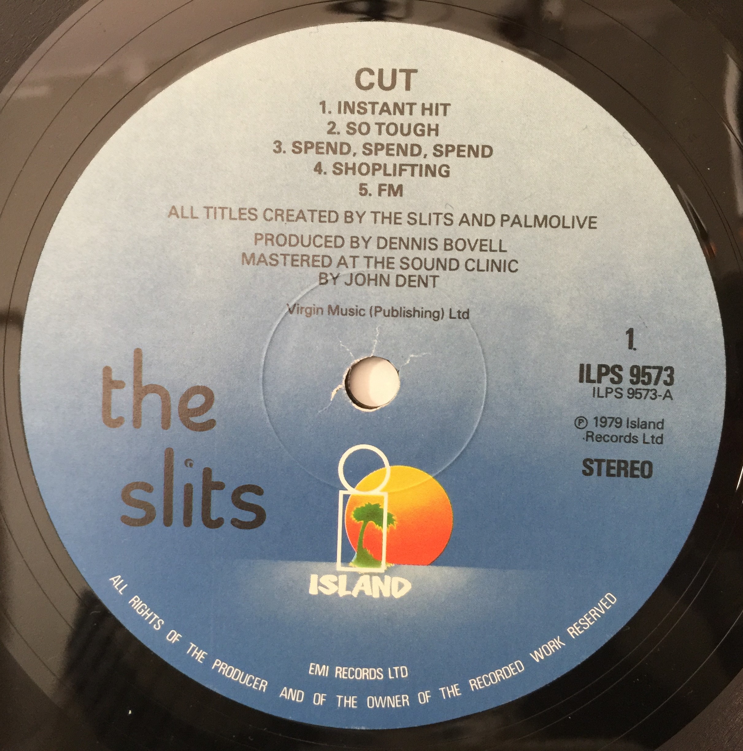 Lot 50 - THE SLITS - CUT LP (UK ORIGINAL - SIGNED