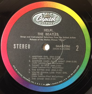 Lot 18 - THE BEATLES - HELP! LP (ORIGINAL US STEREO PRESSING - CAPITOL SMAS 2386 - SUPERB COPY)