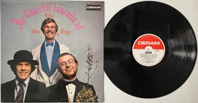 Lot 21 - GILES, GILES AND FRIPP - THE CHEERFUL INSANITY OF LP (UK STEREO - DERAM - SML 1022)