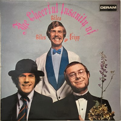 Lot 21 - GILES, GILES AND FRIPP - THE CHEERFUL INSANITY OF LP (UK STEREO - DERAM - SML 1022)
