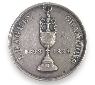 Lot 338 - 1893-94 ASTON VILLA LEAGUE CHAMPIONS MEDAL.