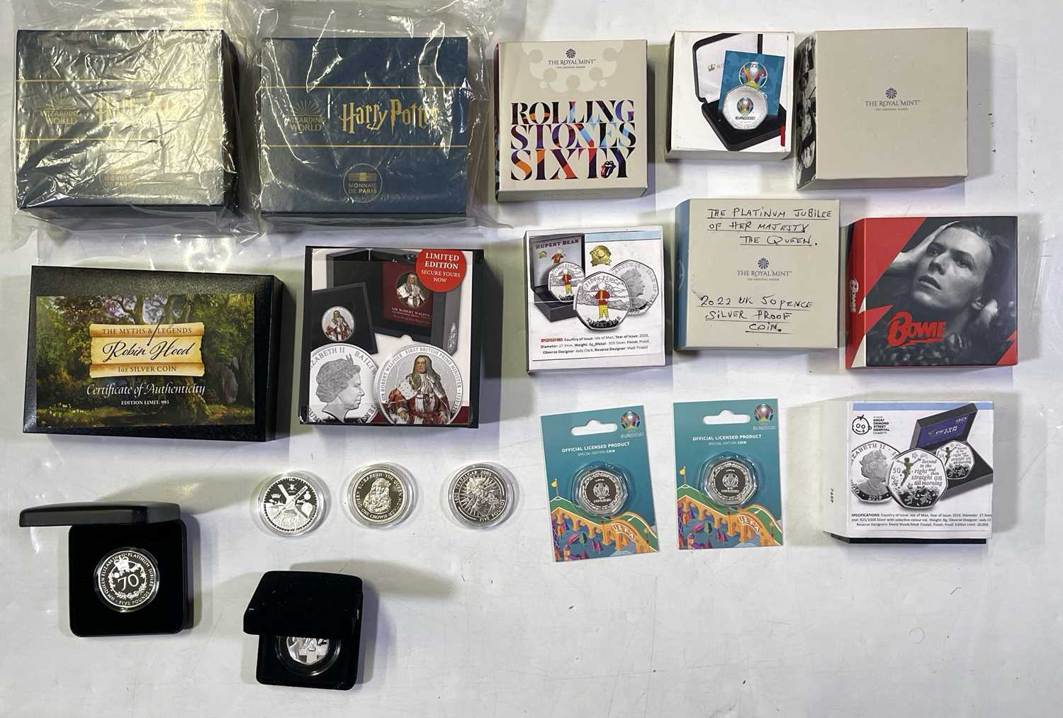 Lot 66 - SILVER PROOF COINS.