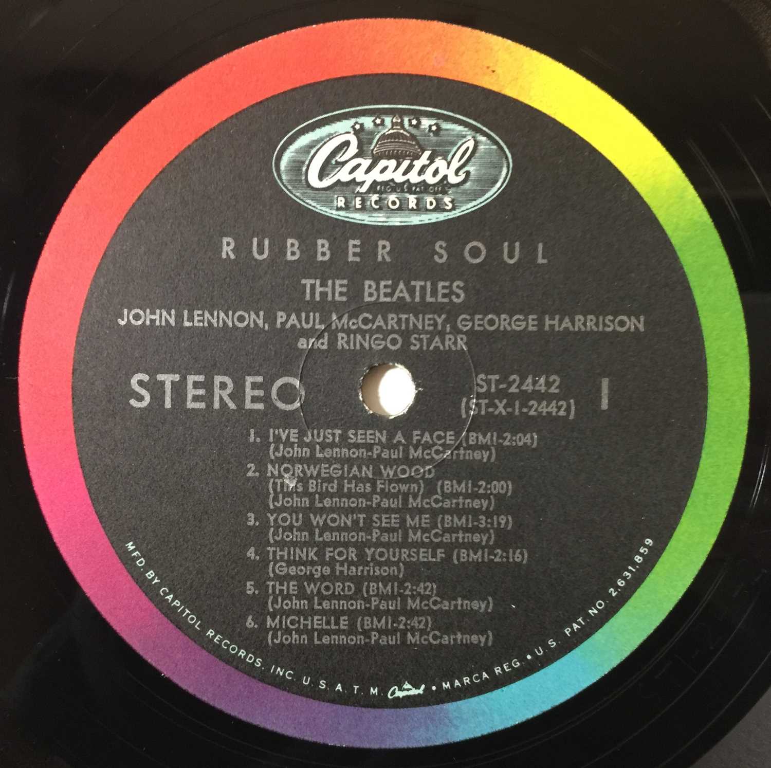 Lot 19 THE BEATLES RUBBER SOUL LP (US STEREO