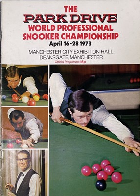 Lot 309 - SNOOKER - SIGNED ITEMS INC GREATS.