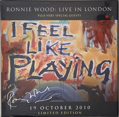 Lot 31 - RONNIE WOOD - I FEEL LIKE PLAYING - LIVE IN LONDON 19 OCTOBER 2010 LP BOX SET (SHPRWLPBOX1)