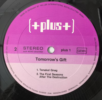 Lot 36 - TOMORROWS GIFT - TOMORROWS GIFT LP (+plus+ - plus1+2 - ORIGINAL PRESSING)