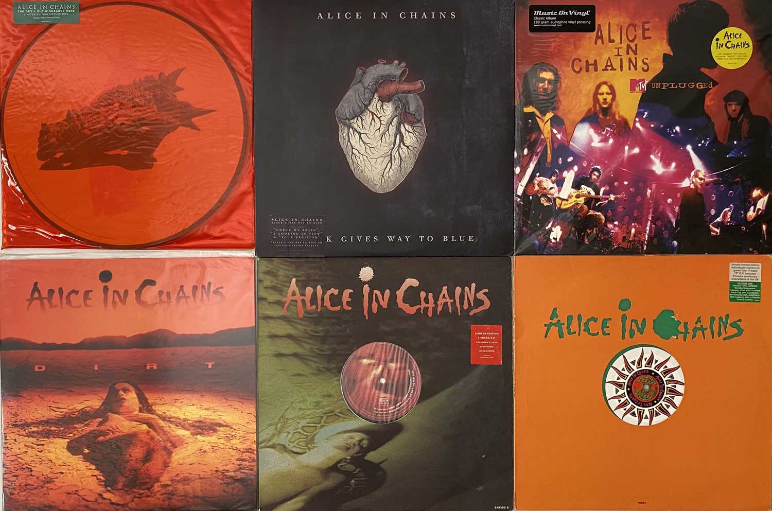 Lot 142 - ALICE IN CHAINS - LP/12" COLLECTION