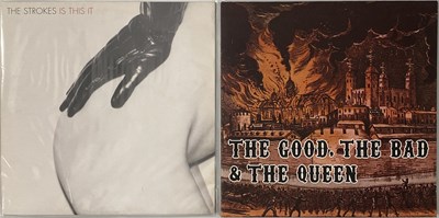 Lot 144 - THE GOOD, THE BAD & THE QUEEN/THE STROKES - ORIGINAL LPs