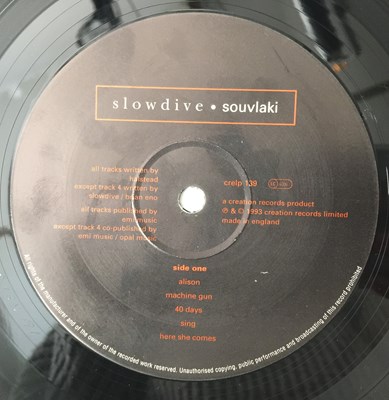 Lot 145 - SLOWDIVE - LP/12" (INCLUDING ORIGINAL SOUVLAKI)