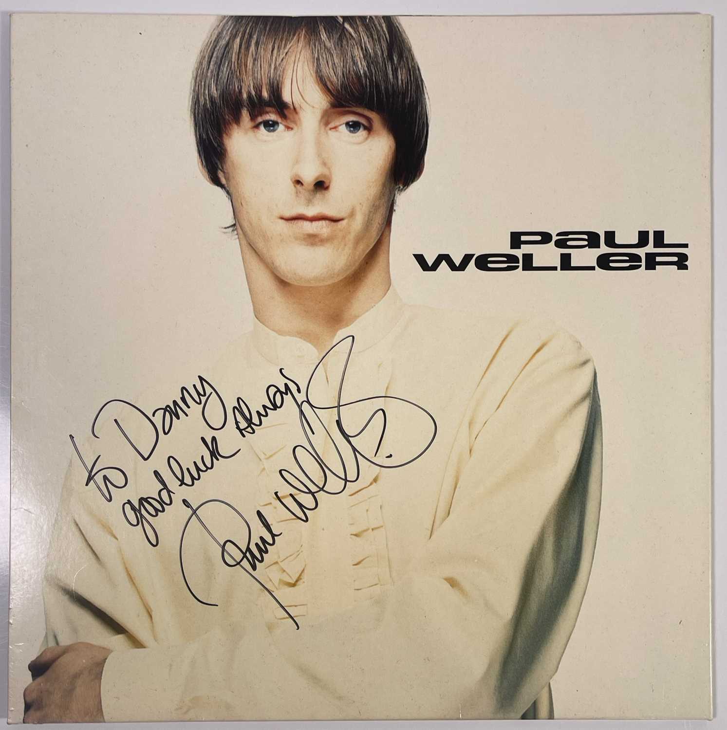 Lot 25 - THE JAM / PAUL WELLER SIGNED LP.