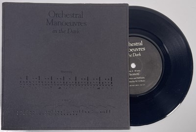 Lot 167 - ORCHESTRAL MANOEUVRES IN THE DARK - ELECTRICITY 7" (ORIGINAL UK 'BRAILLE' SLEEVE COPY - FACTORY FAC 6).