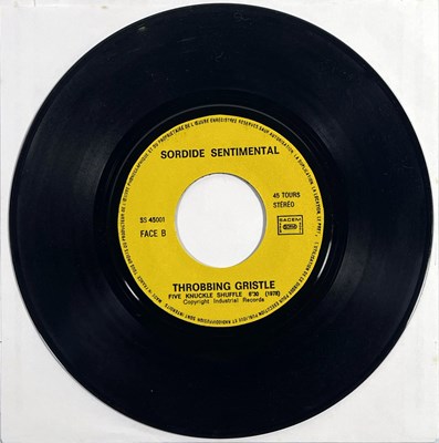 Lot 169 - THROBBING GRISTLE - WE HATE YOU LITTLE GIRLS 7" (ORIGINAL SORDIDE SENTIMENTALE RELEASE - SS45001)