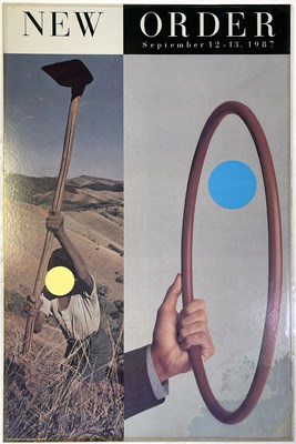 Lot 506 - NEW ORDER - JOHN BALDESSARI DESIGNED POSTER.