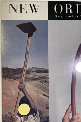 Lot 506 - NEW ORDER - JOHN BALDESSARI DESIGNED POSTER.