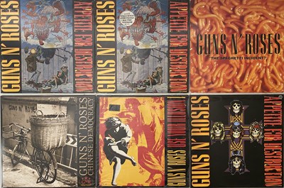 Lot 184 - GUNS N ROSES - LP PACK (INC RARITIES)