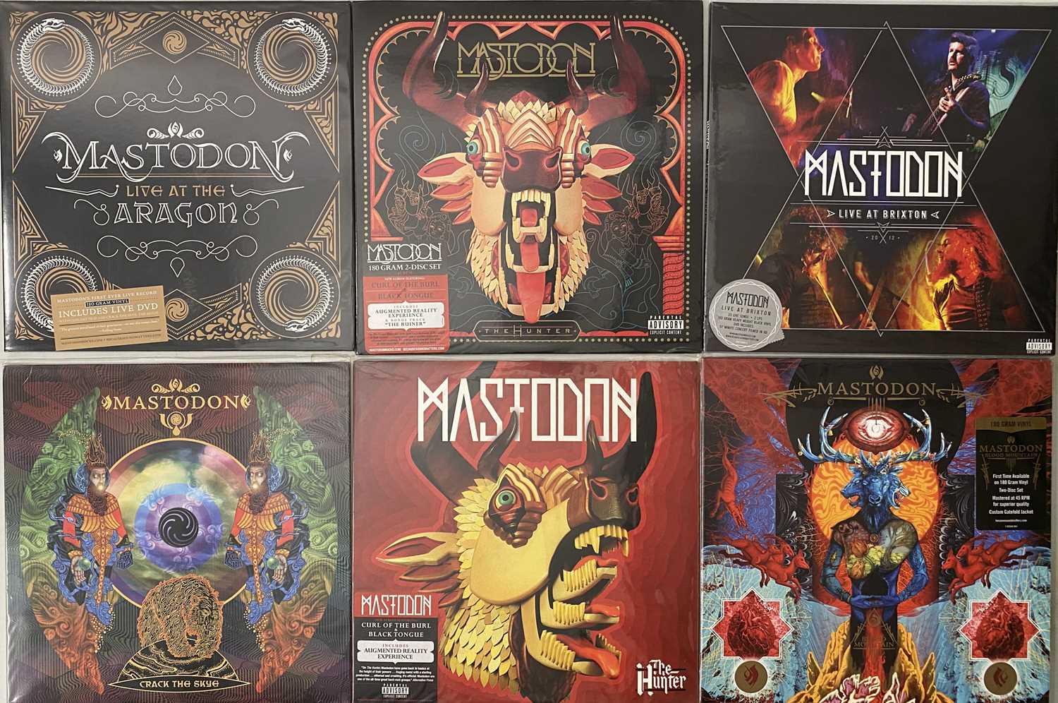 Lot 202 - MASTODON - LP PACK