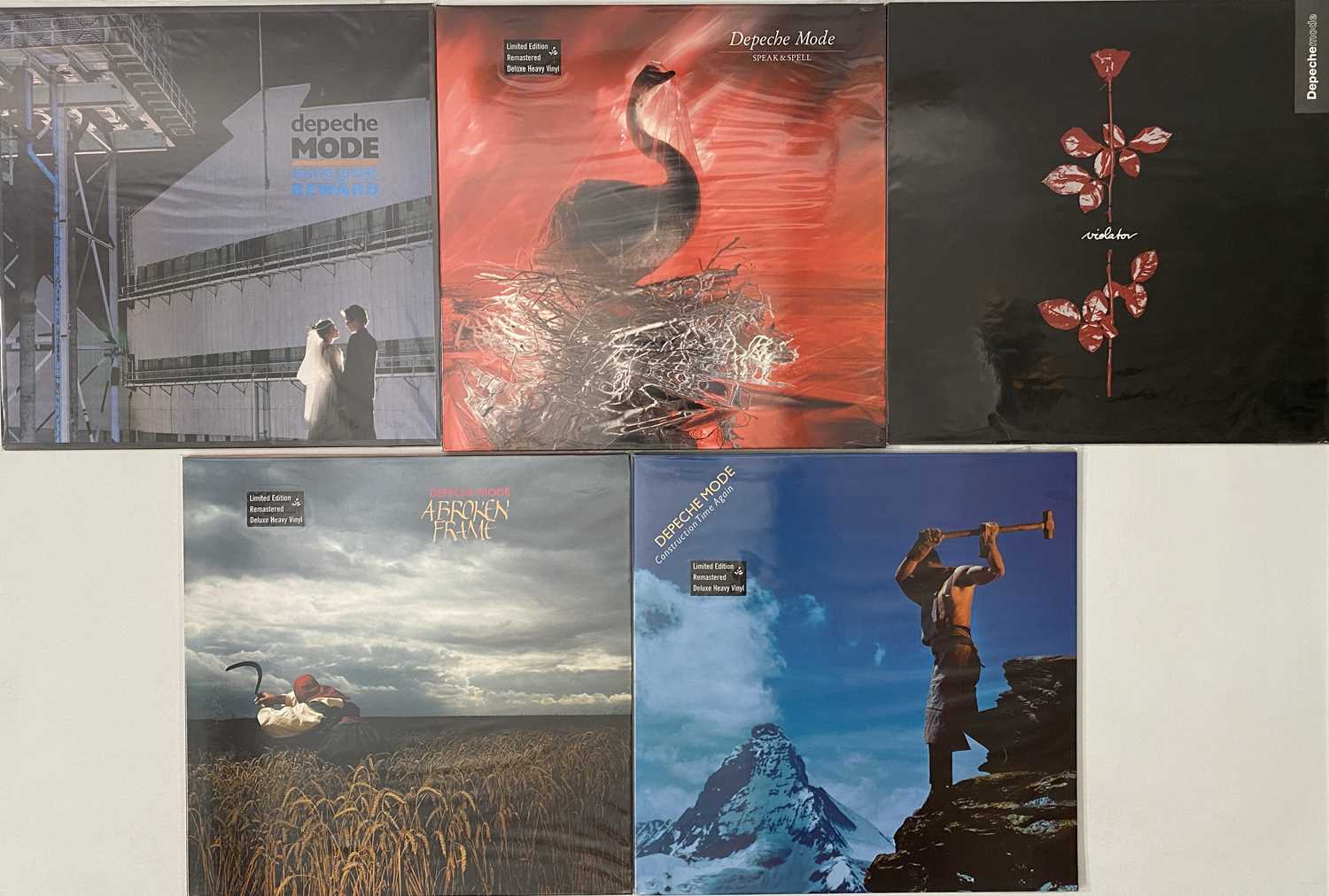 Lp Mode Book Lot 216 - DEPECHE MODE - LP PACK (INC LIMITED EDITION