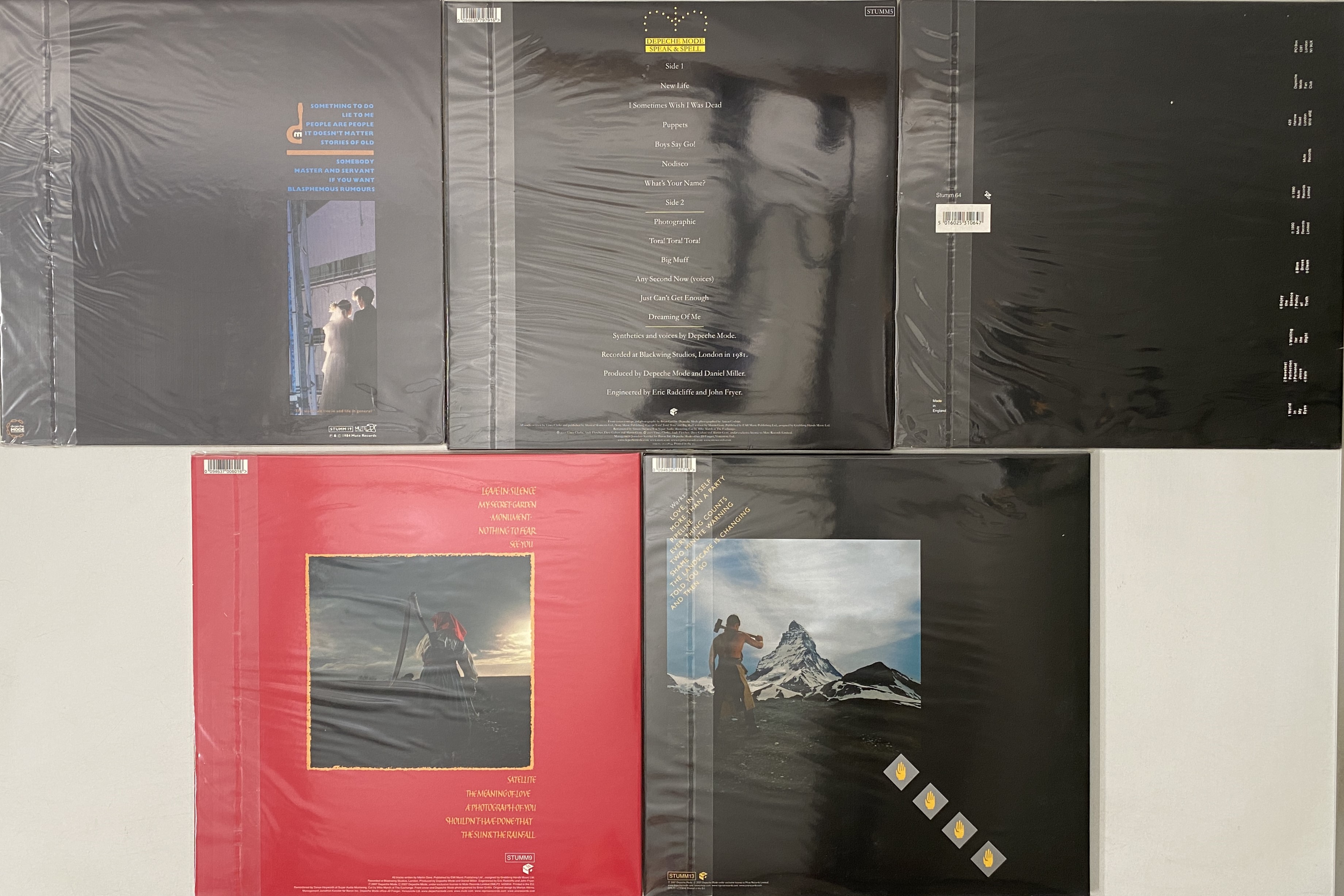 Lot 216 - DEPECHE MODE - LP PACK (INC LIMITED EDITION