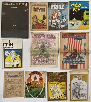 Lot 231 - COLLECTABLE COUNTER-CULTURE MAGAZINES INC ALBION WITH HAPSHASH COVER / WHOLE EARTH EPILOG ETC.