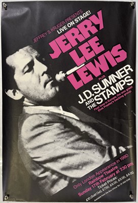 Lot 186 - JERRY LEE LEWIS - CONCERT POSTER.