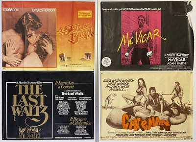 Lot 187 - MUSIC FILM POSTERS INC MCVICAR / CAVEMAN / LAST WALTZ.