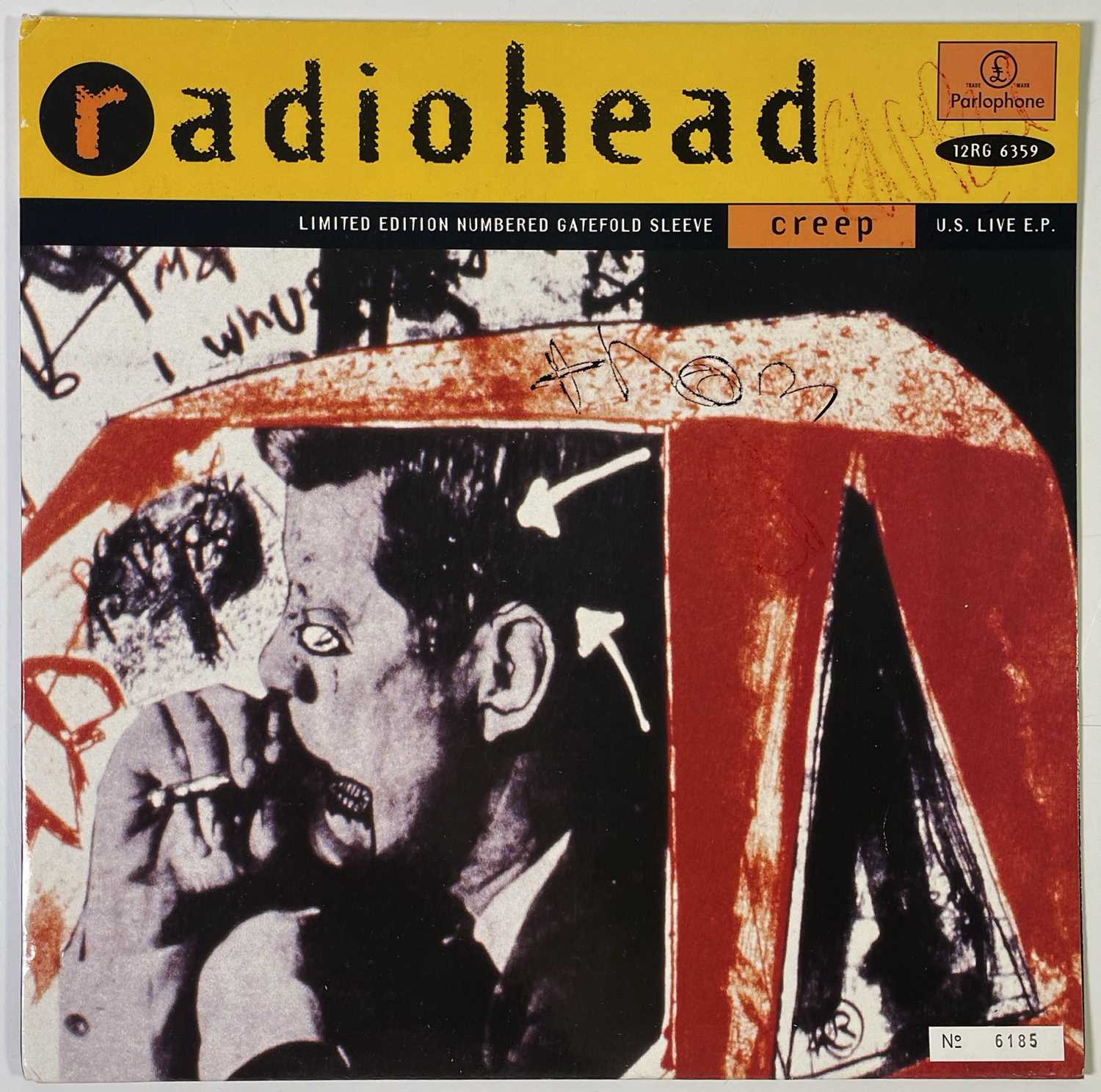 Radiohead Core Lot 399 - RADIOHEAD - MULTI SIGNED CREEP EP.