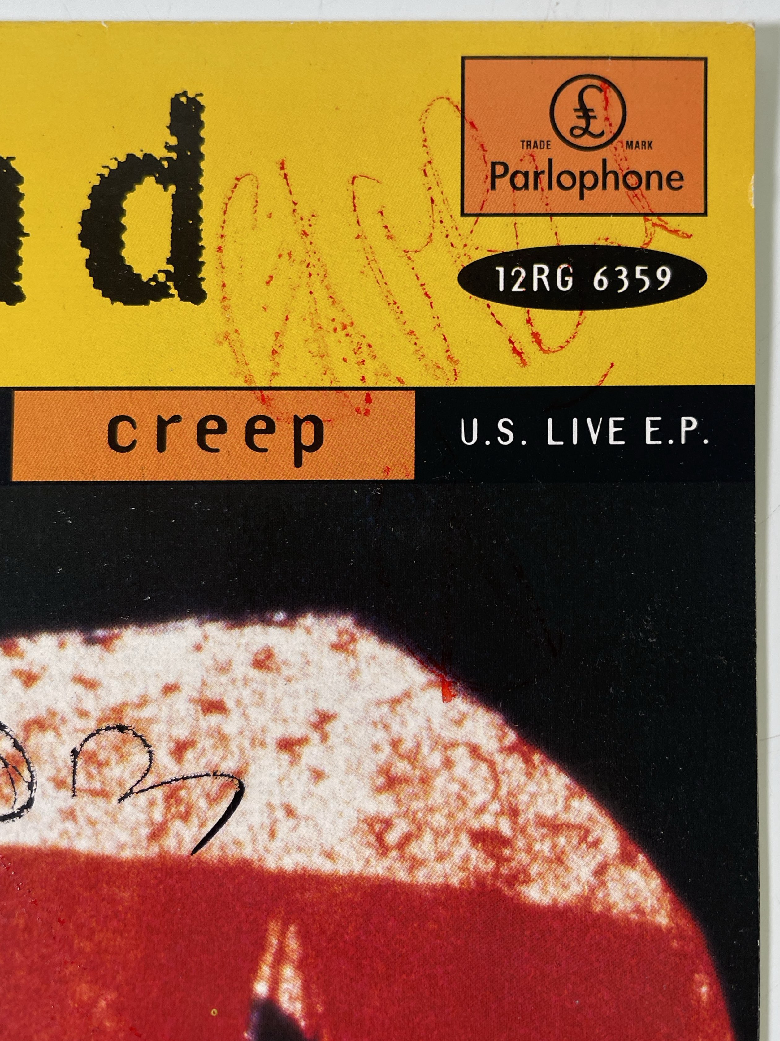 Lot 399 - RADIOHEAD - MULTI SIGNED CREEP EP.
