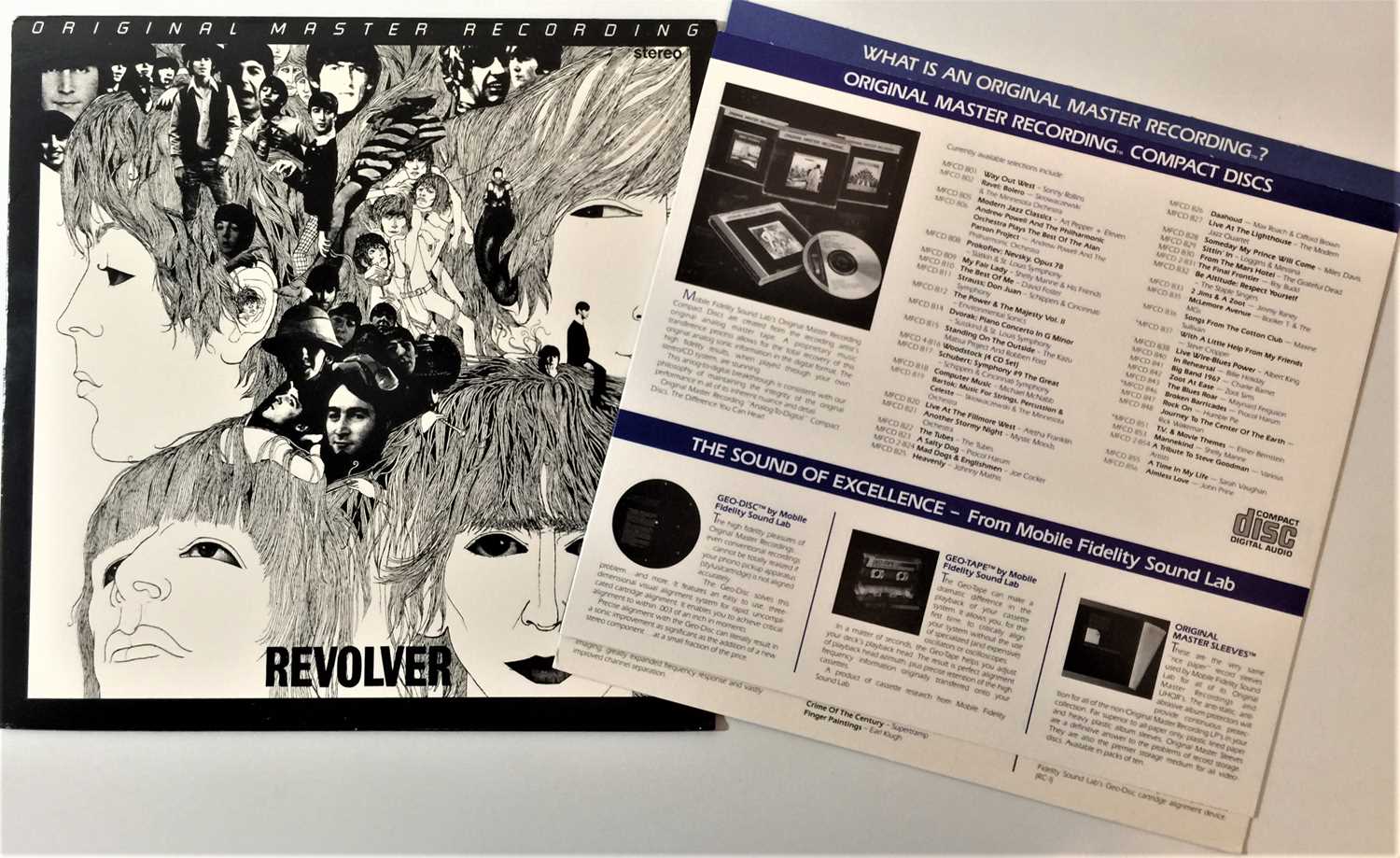 Lot 33 THE BEATLES ORIGINAL MASTER RECORDING MFSL