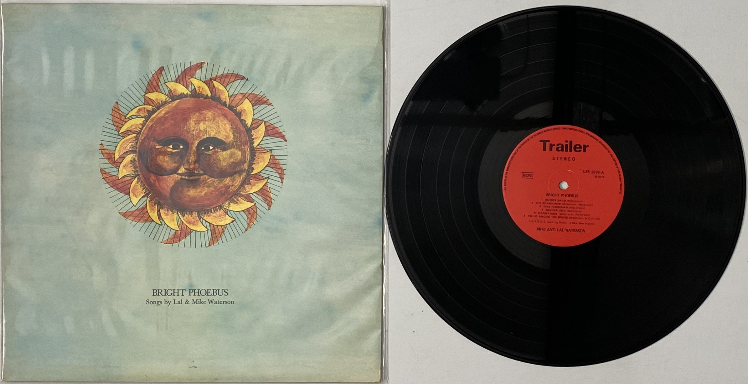 Lot 76 - LAL & MIKE WATERSON - BRIGHT PHOEBUS LP