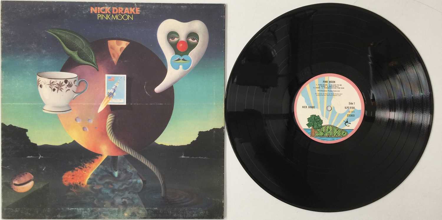 Lot 75 - NICK DRAKE - PINK MOON LP (ORIGINAL UK COPY - ISLAND ILPS 9184).