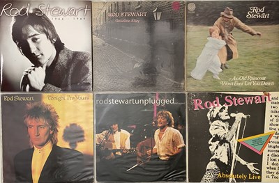Lot 120 - ROD STEWART & RELATED - LPs