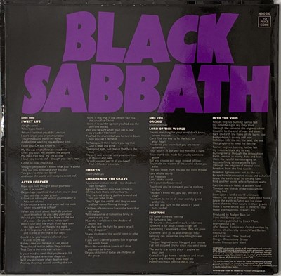Lot 124 - BLACK SABBATH - MASTER OF REALITY LP (ORIGINAL UK COPY COMPLETE WITH POSTER - VERTIGO 6360 050)