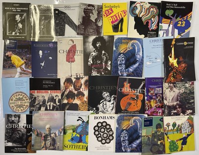 Lot 116 - ROCK AND POP MEMORABILIA AUCTION CATALOGUES - 1980S - 00S.