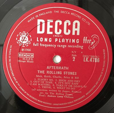 Lot 129 - THE ROLLING STONES - AFTERMATH LP (ORIGINAL UK 'SHADOW' COVER COPY - LK 4786)