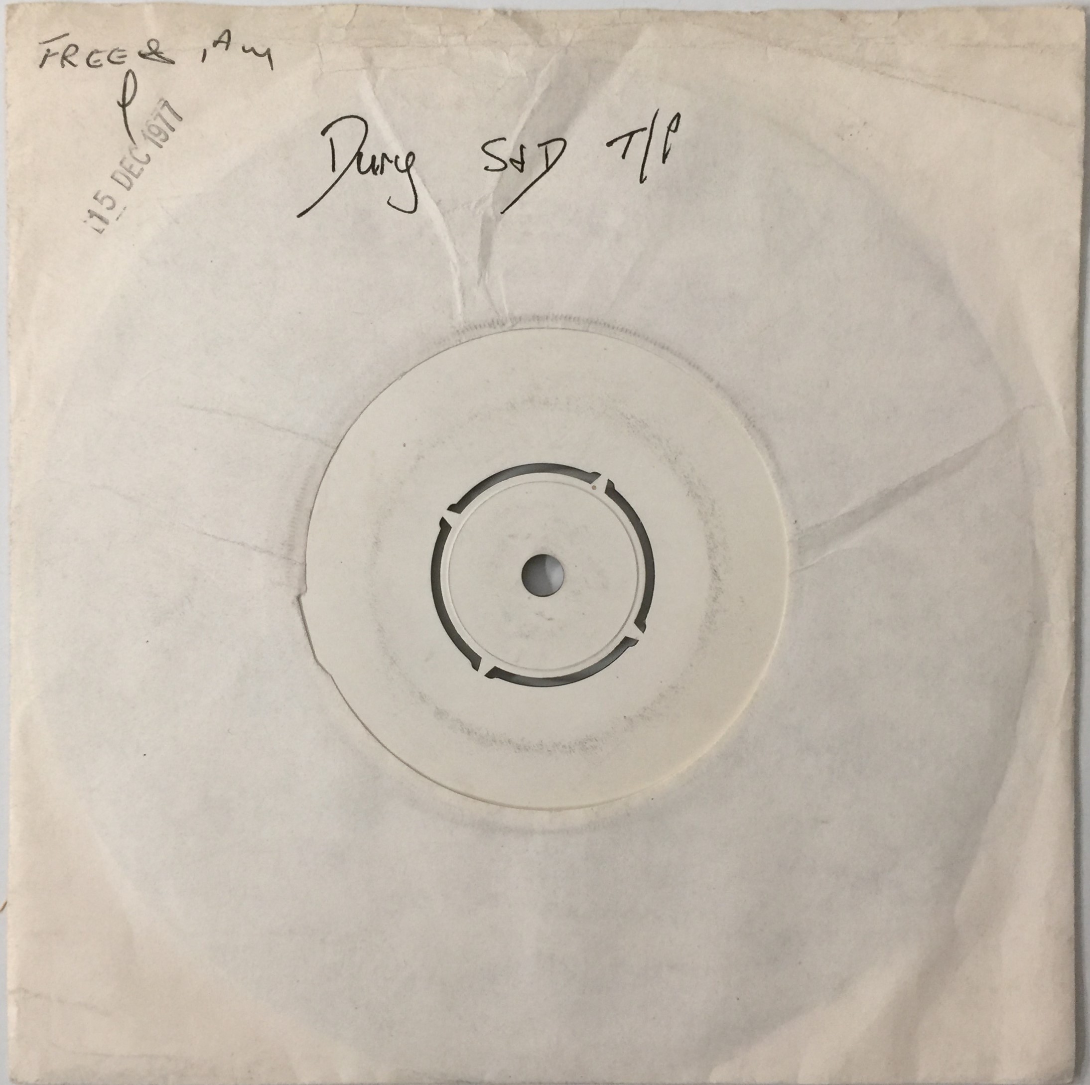 Lot 227 - IAN DURY & THE BLOCKHEADS - SEX & DRUGS &