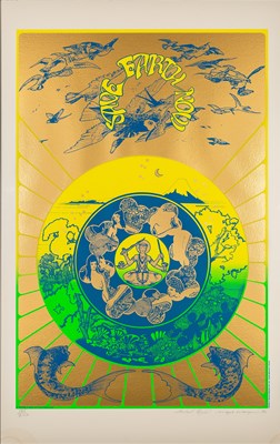 Lot 9 - HAPSHASH AND THE COLOURED COAT - SIGNED LIMITED EDITION 'SAVE EARTH NOW' POSTER.