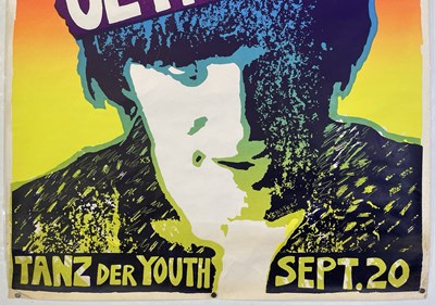 Lot 255 - ULTRAVOX - ORIGINAL AND RARE 1978 NEWPORT CONCERT POSTER.