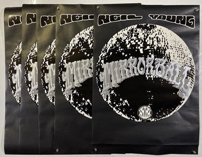 Lot 192 - NEIL YOUNG - MIRRORBALL UK PROMO POSTERS.