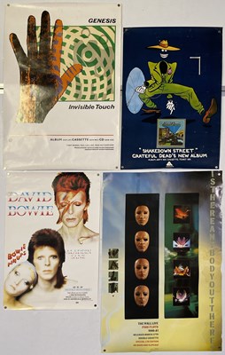 Lot 2310193 - ROCK PROMO POSTERS - 70S/80S (DAVID BOWIE, PINK FLOYD, GENESIS)