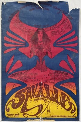 Lot 197 - JIMI HENDRIX - AN ORIGINAL HAPSHASH AND THE COLOURED COAT DESIGNED POSTER.