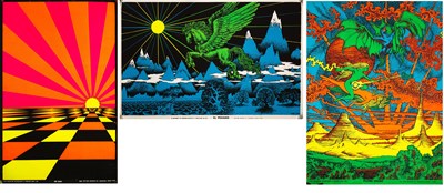 Lot 23 - ORIGINAL HOUSTON BLACKLIGHT POSTERS.