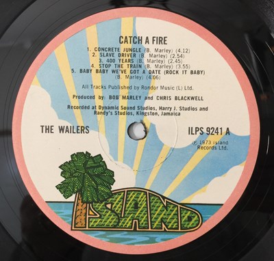 Lot 306 - THE WAILERS - CATCH A FIRE LP (UK ORIGINAL - ZIPPO SLEEVE - ISLAND ILPS 9241)