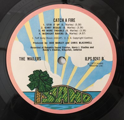 Lot 306 - THE WAILERS - CATCH A FIRE LP (UK ORIGINAL - ZIPPO SLEEVE - ISLAND ILPS 9241)