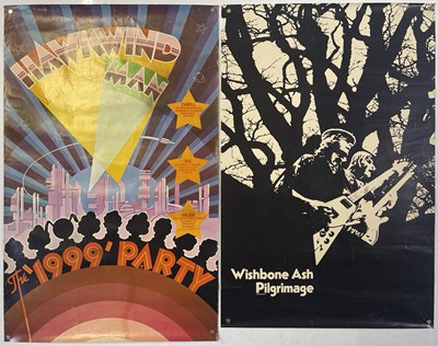 Lot 203 - ROCK & PROG POSTERS - HAWKWIND, WISHBONE ASH.