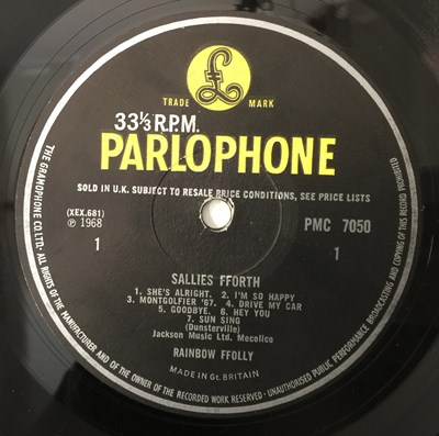 Lot 490 - RAINBOW FFOLLY - SALLIES FFORTH LP (ORIGINAL UK MONO - PMC 7050)
